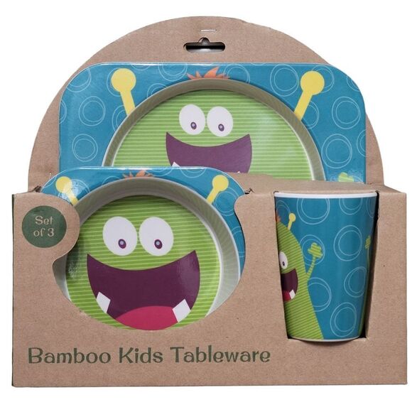 Bamboo kids table set / - Picture 1 of 1